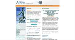 Desktop Screenshot of apics-northshore.org